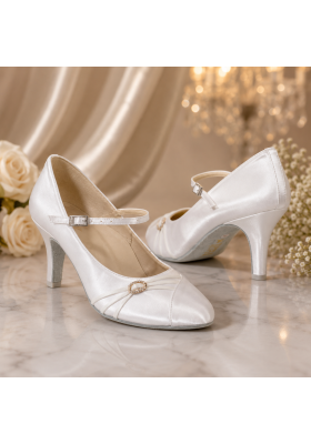 Galex - Wedding Dance White shoes 6cm Slim