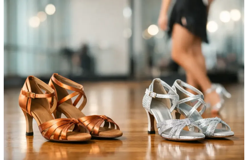 Dance Heels and Silver Dance Heels That Fit
