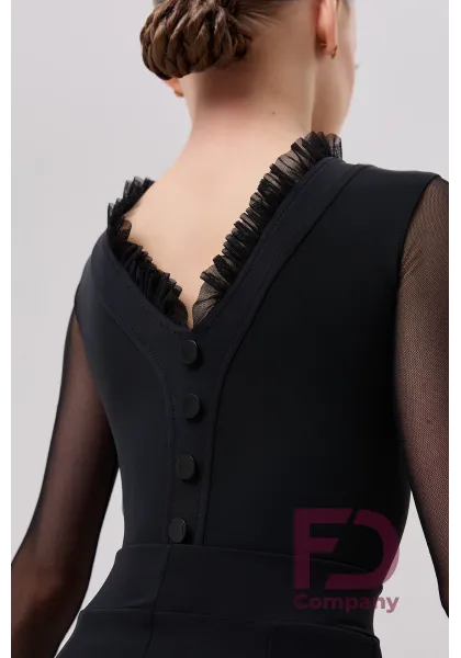 Girl's Competition Dress 51 Black