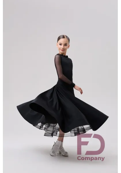 Girl's Competition Dress 51 with Ballroom Skirt - Pre-Order