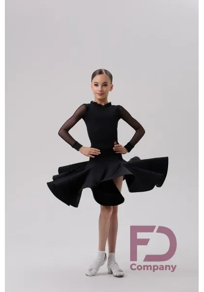 Girl's Competition Dress 51 with Latin and Ballroom Skirts - Pre-Order